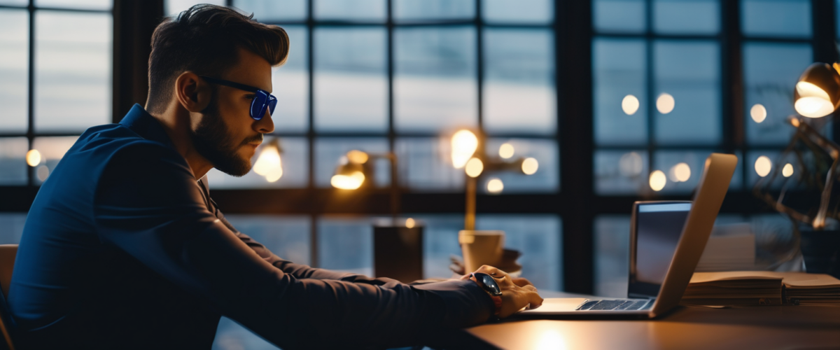 Lunette de vue bleu : La solution tendance pour protéger vos yeux connectés